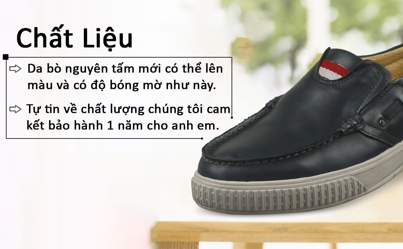 Giày lười nam nhập khẩu Anh quốc ASISA